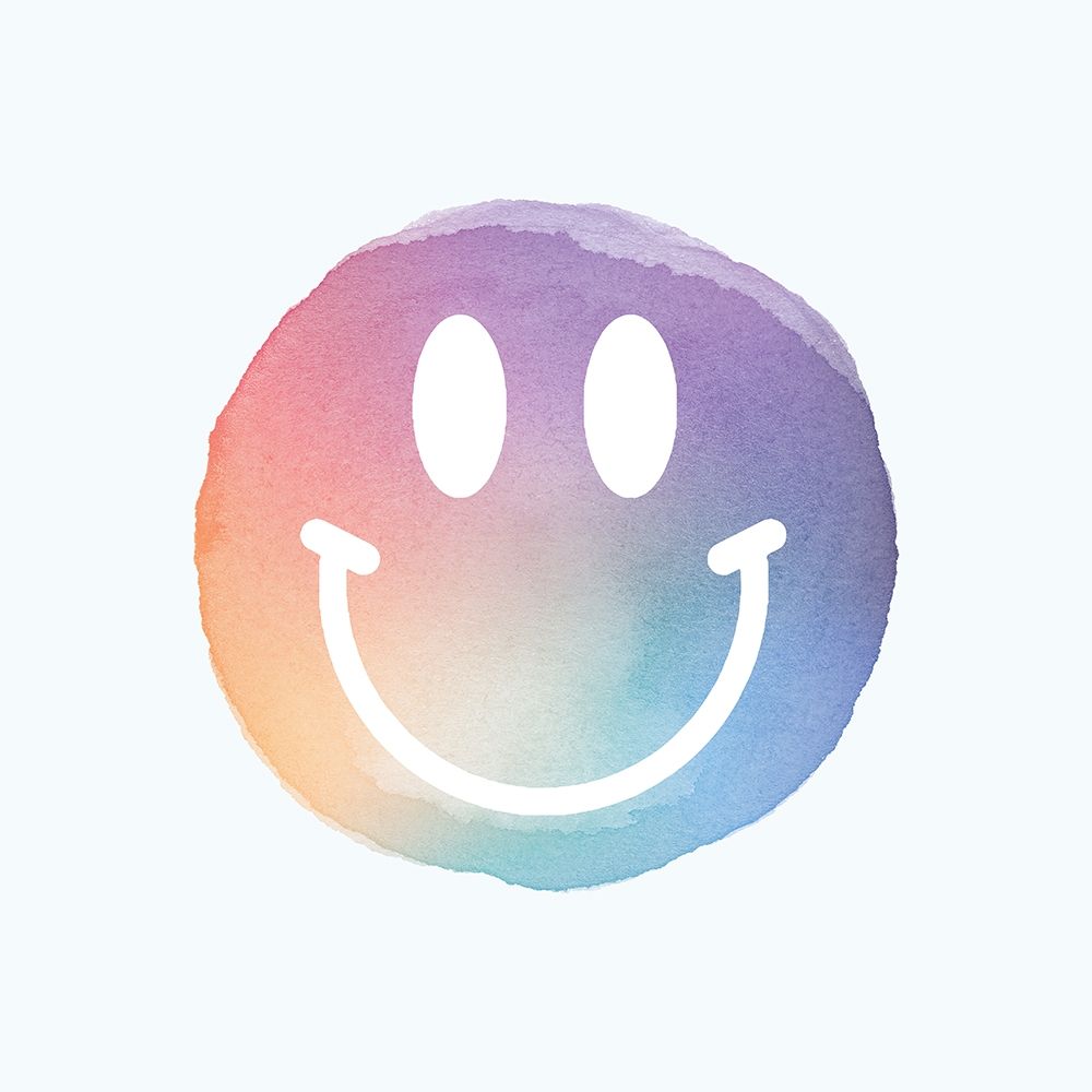 Happy Face Watercolor