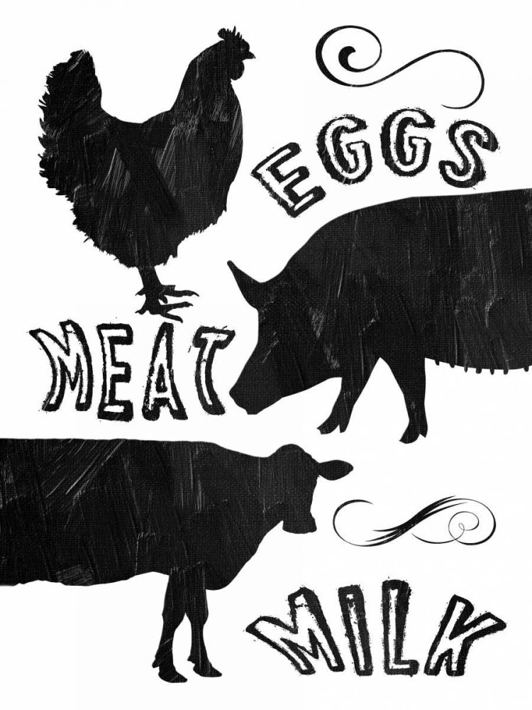 Local Eggs Meat Milk