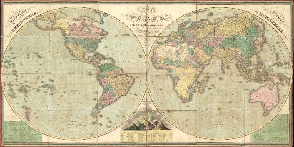 Tattered World Map