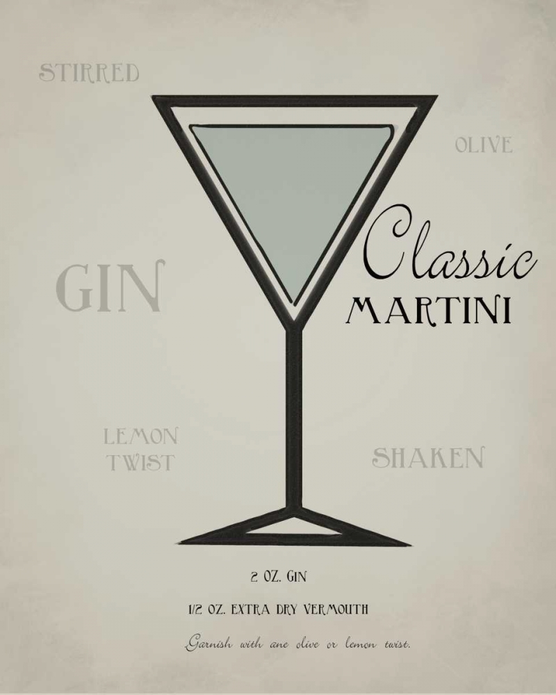 Classic Martini layered