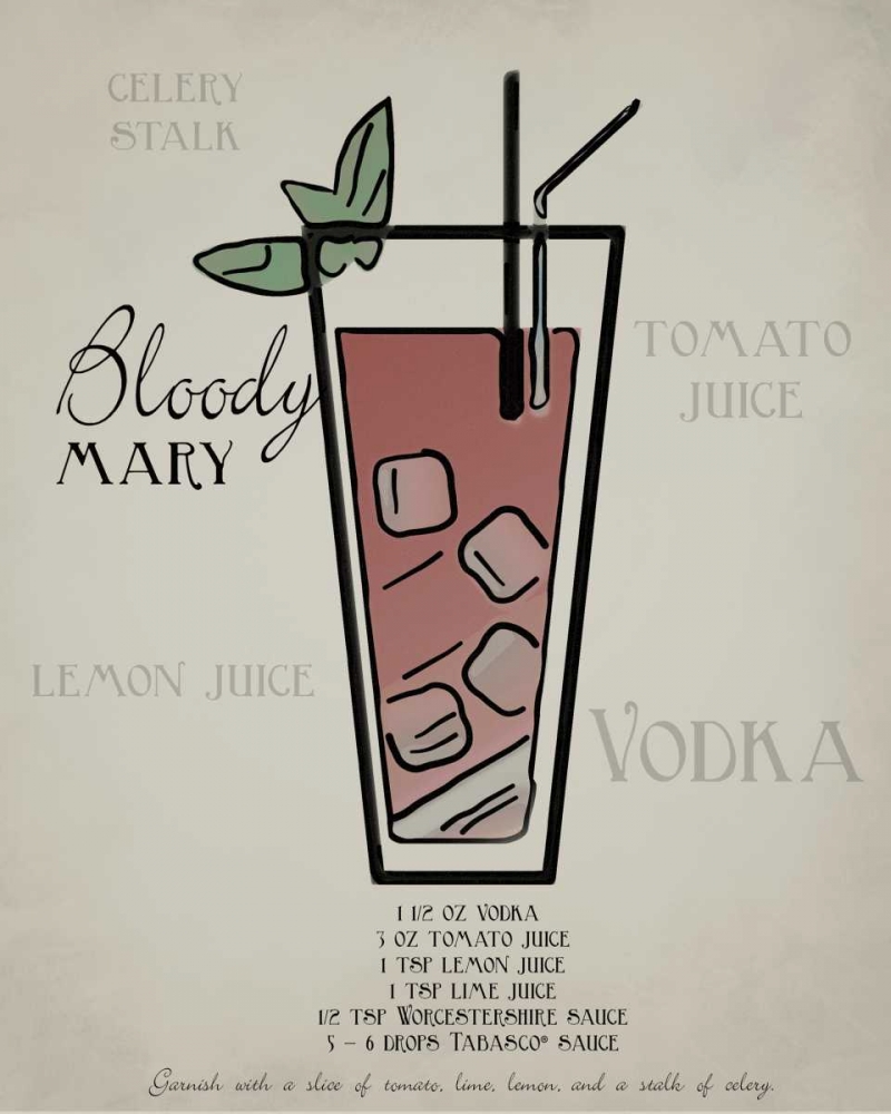 Bloody Mary layered