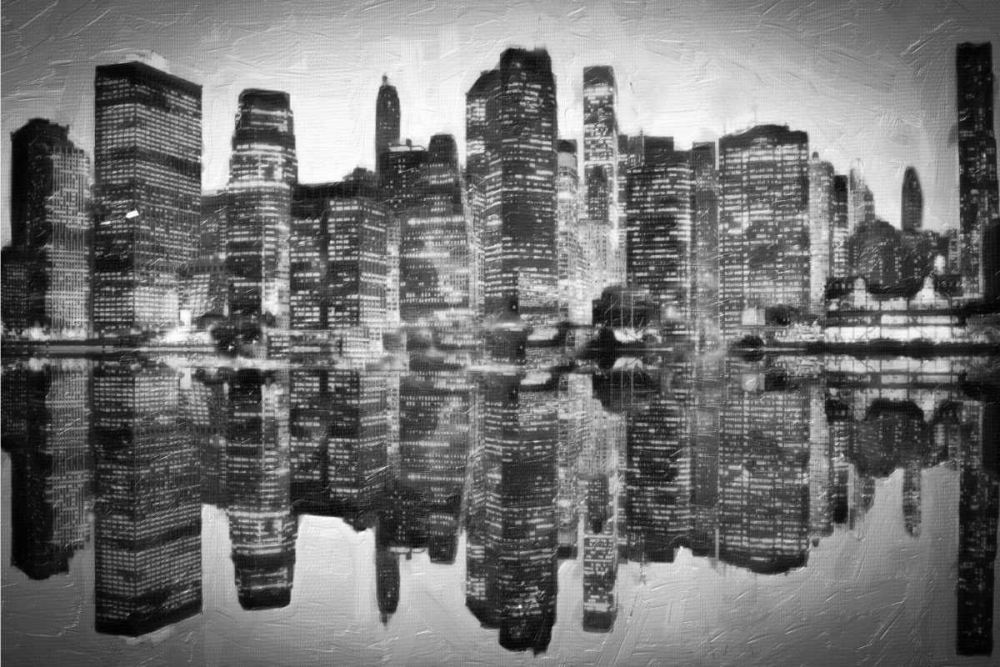 Abstract Skyline BW
