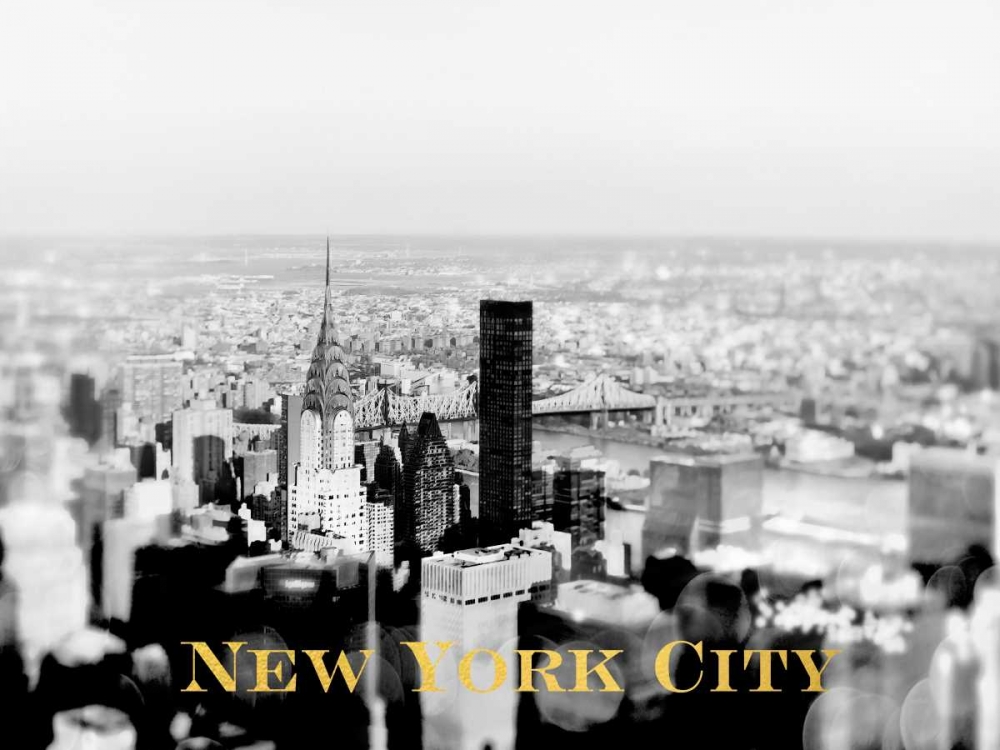 NYC Skyline Gold