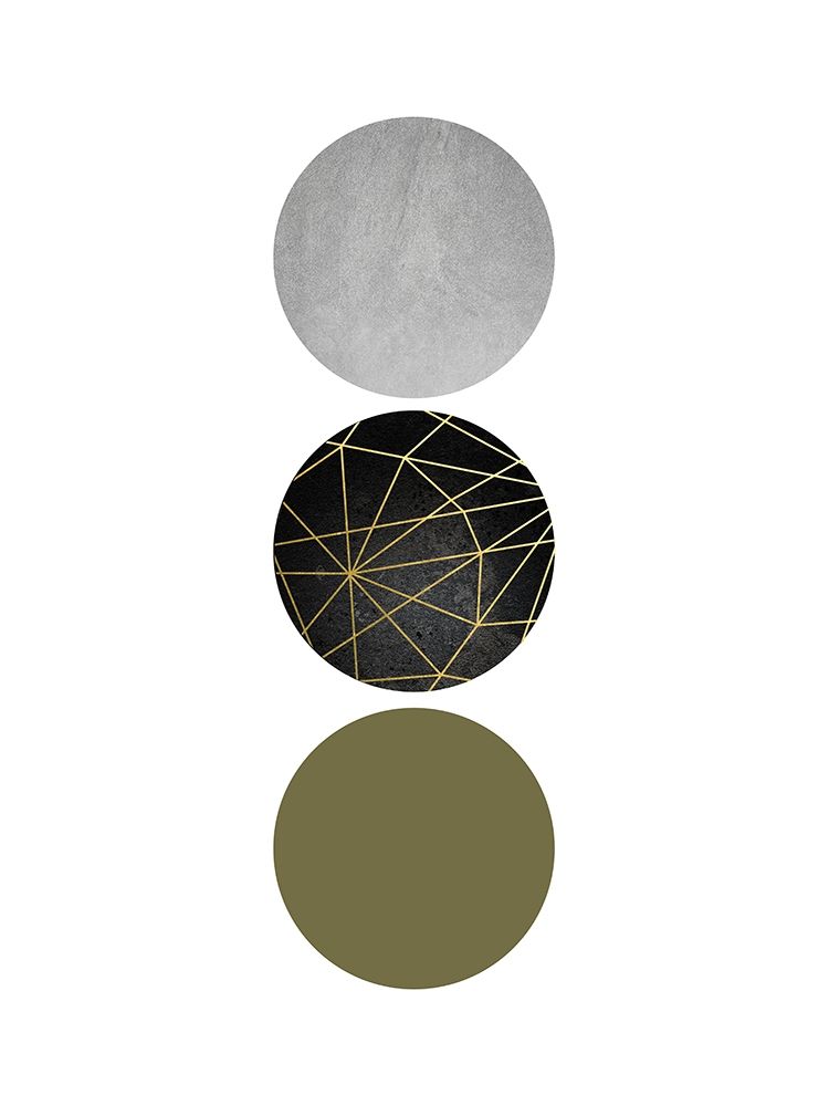 Olive Black Gold Geo 4
