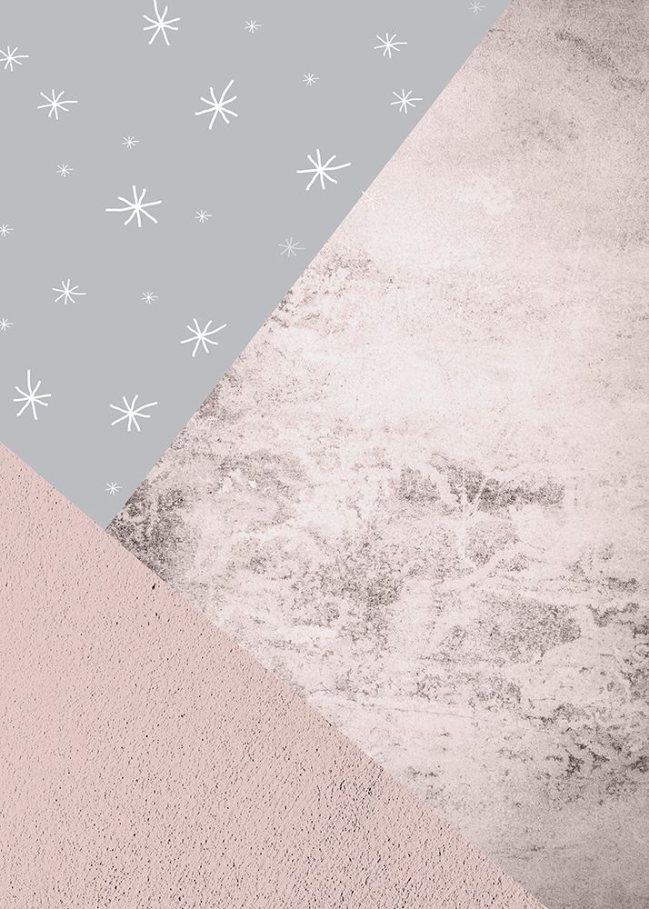 Blush Pink Grey Mountains 3