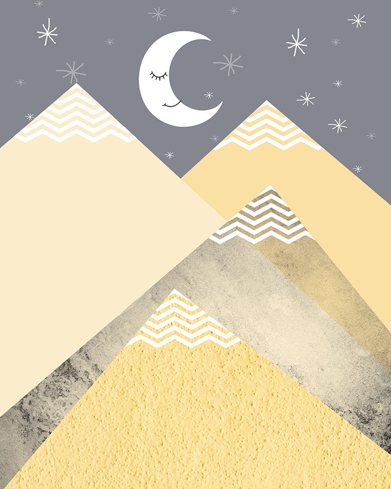 Yellow Grey Mountains 2