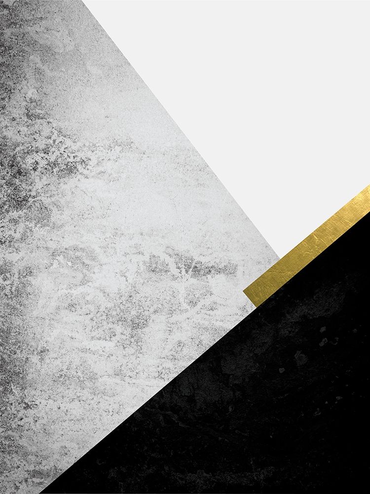 Black Grey Gold Mountains 1