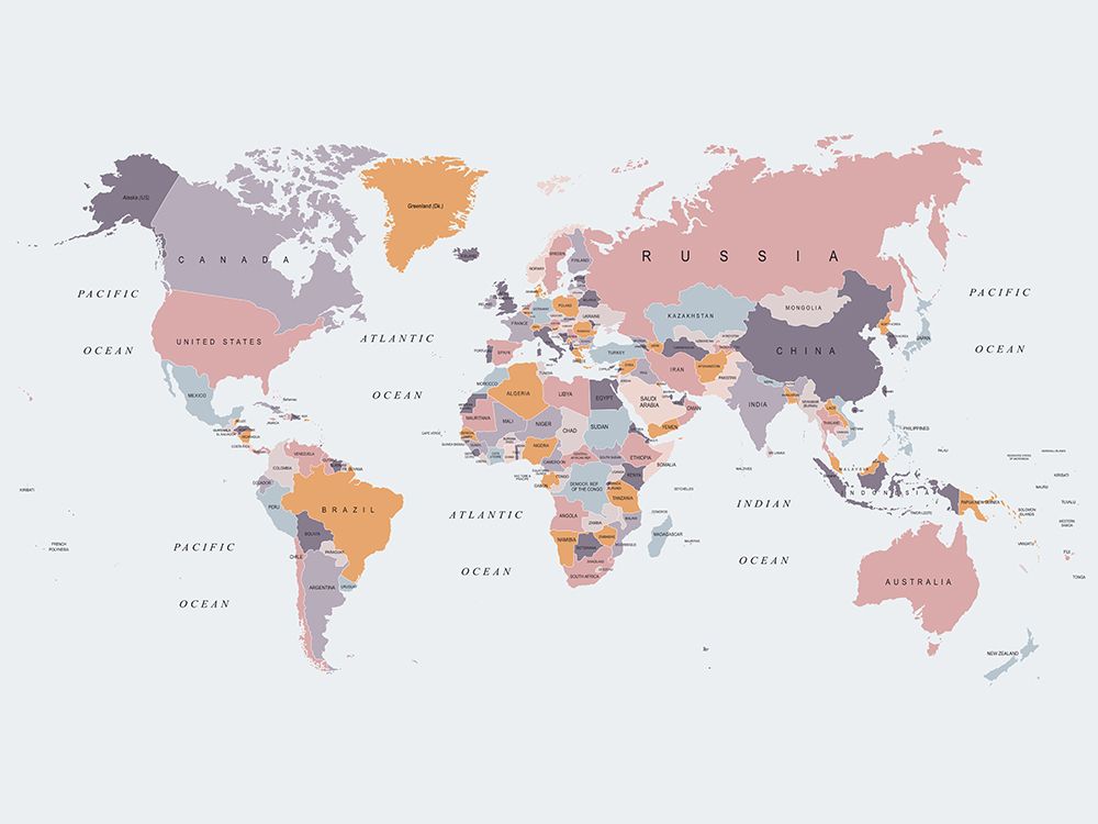 Be Kind World Map 1