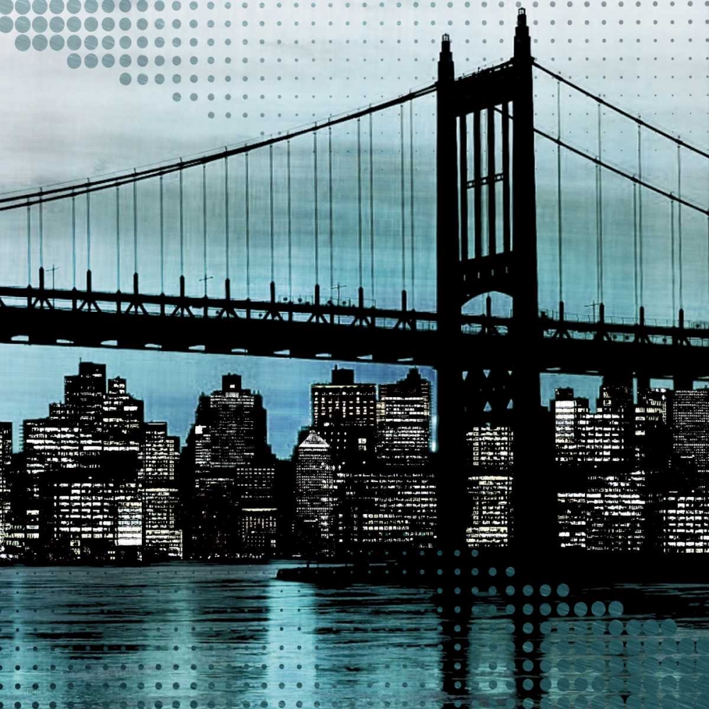 City Metallic In Blue