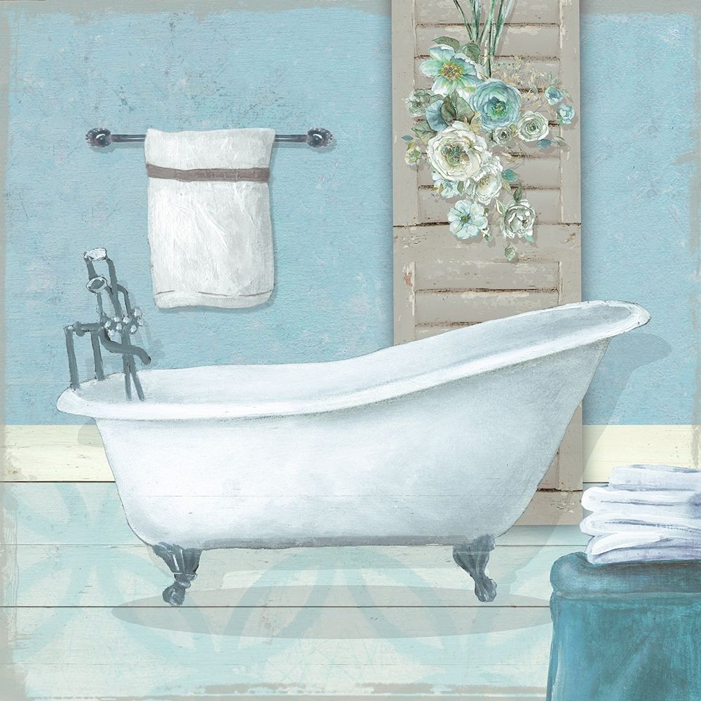 Teal Bath I
