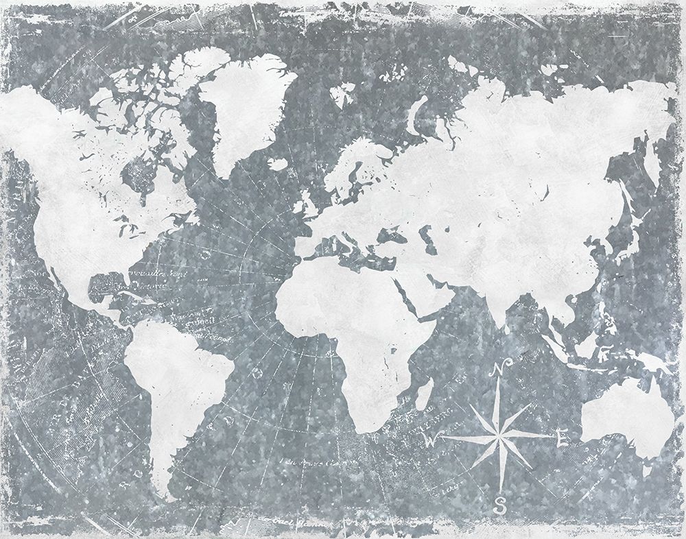 Galvanized Map