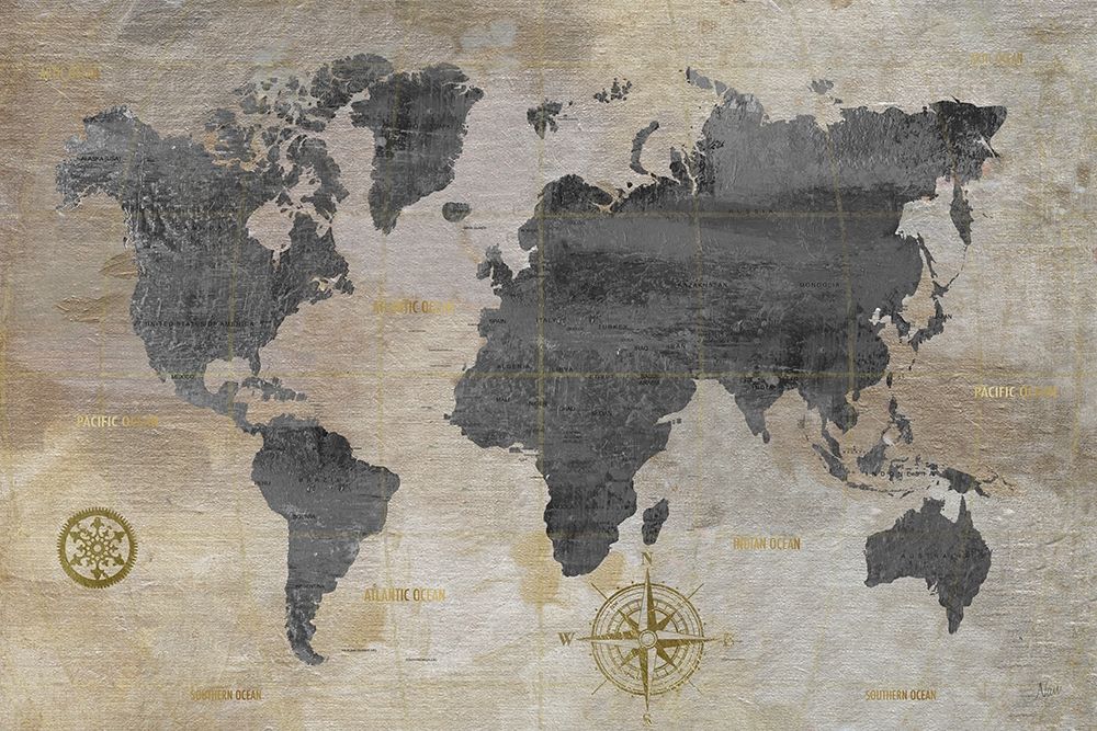 Modeled World Map