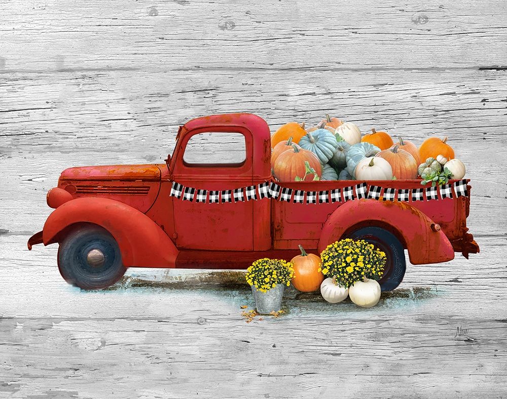 Harvest Red Truck