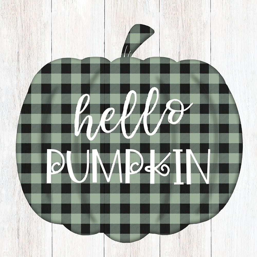 Buffalo Check Hello Pumpkin