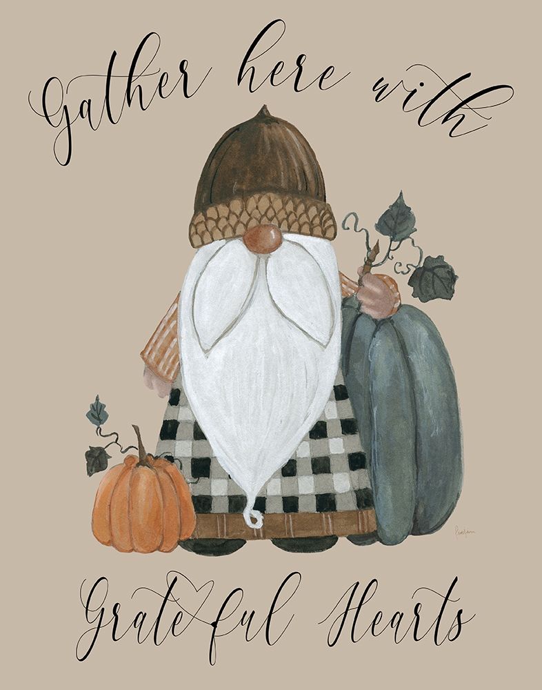 Harvest Gnomes Grateful Hearts