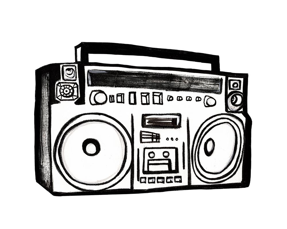 Boombox Sketch