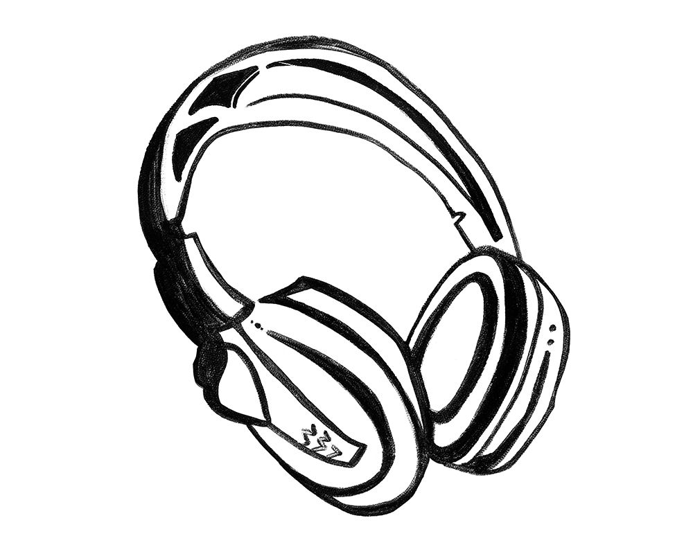 Headphones Sketch