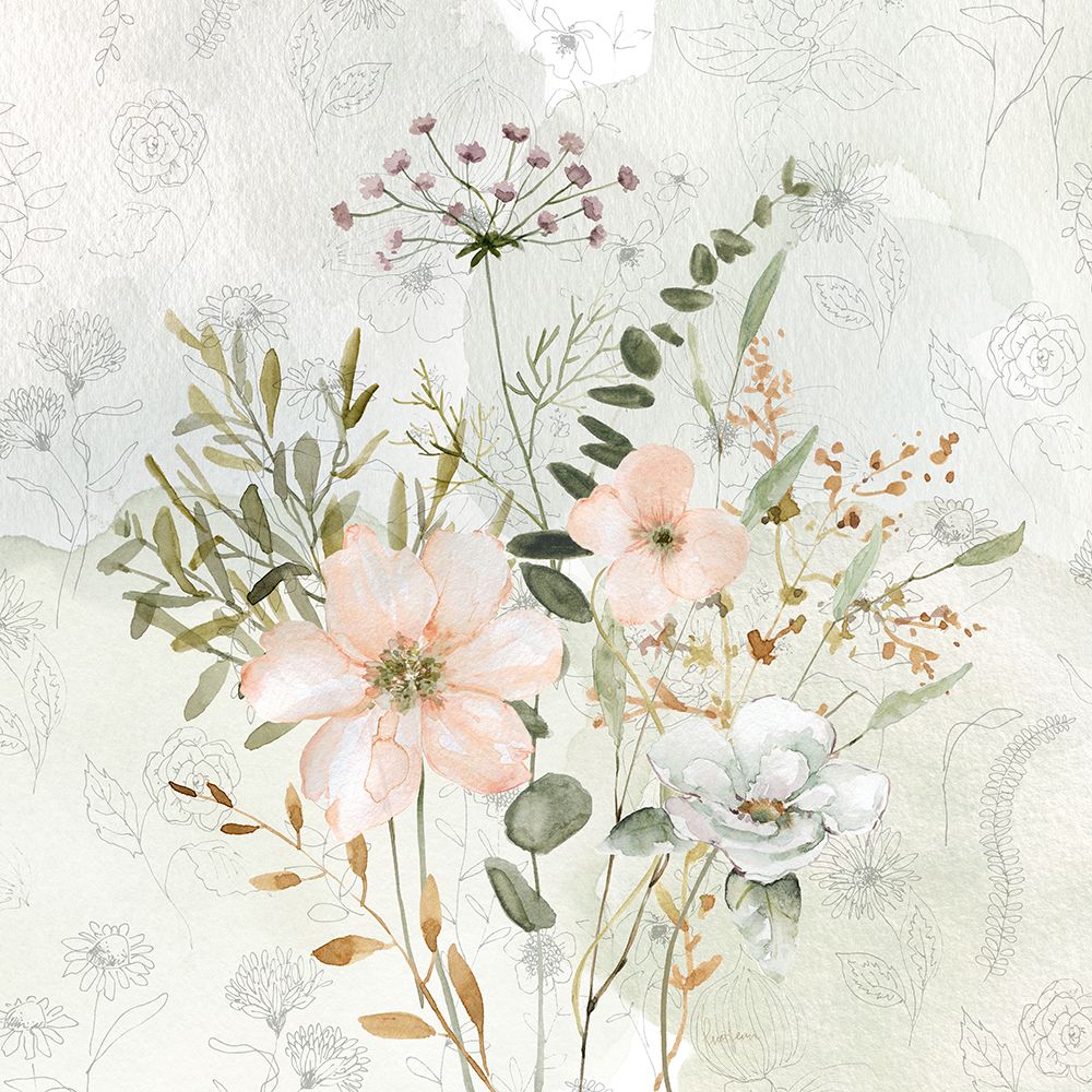 Botanical Sketchbook Floral I