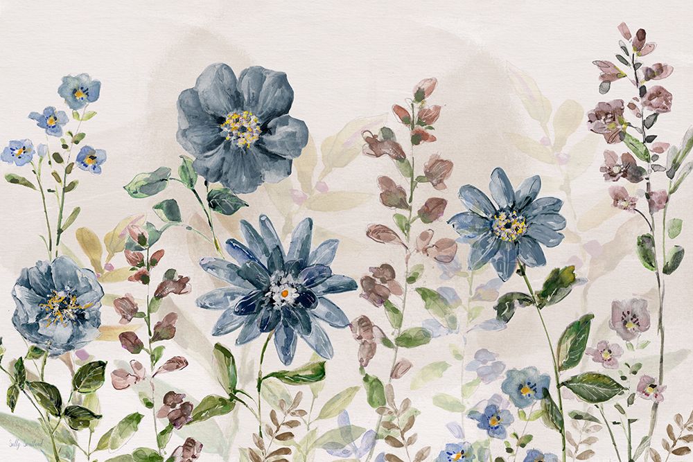 Blushing Blues Garden