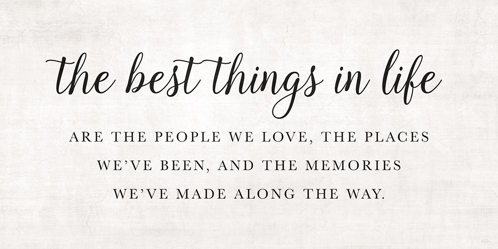 Best Things in Life
