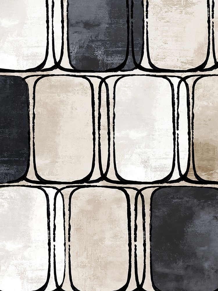 Muted Grid of Rounded Rectangles