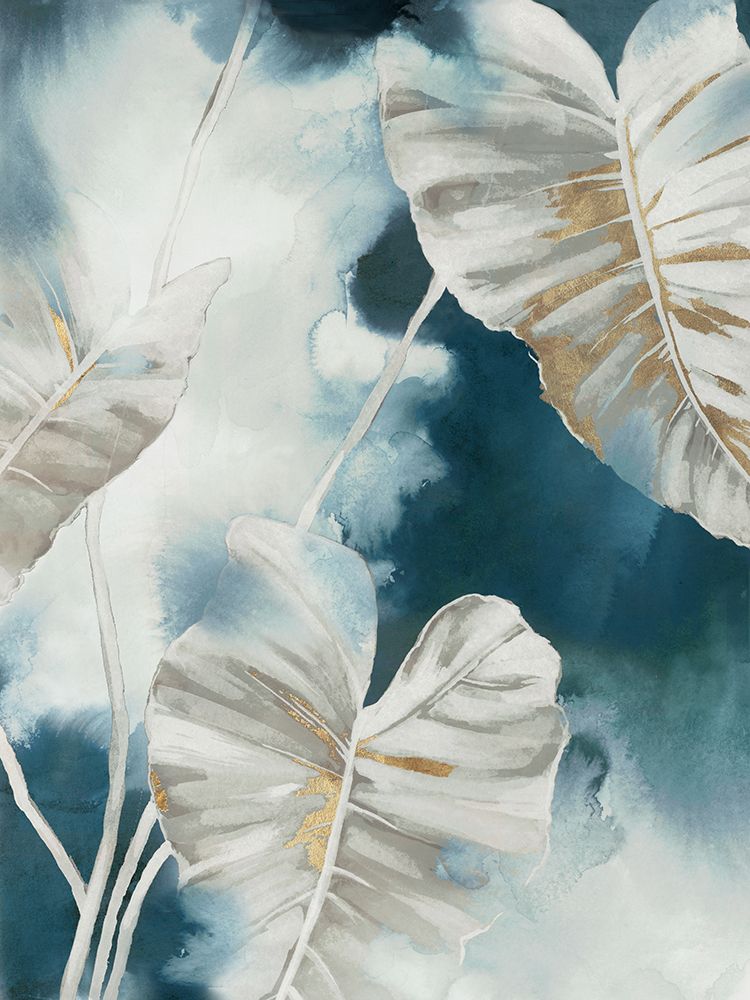 Blue Tropical Palms