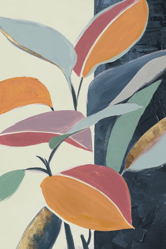 Colourful Orange Leaves I