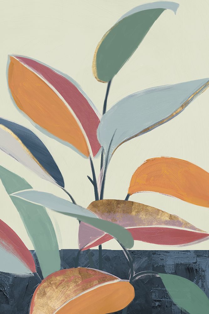 Colourful Orange Leaves II