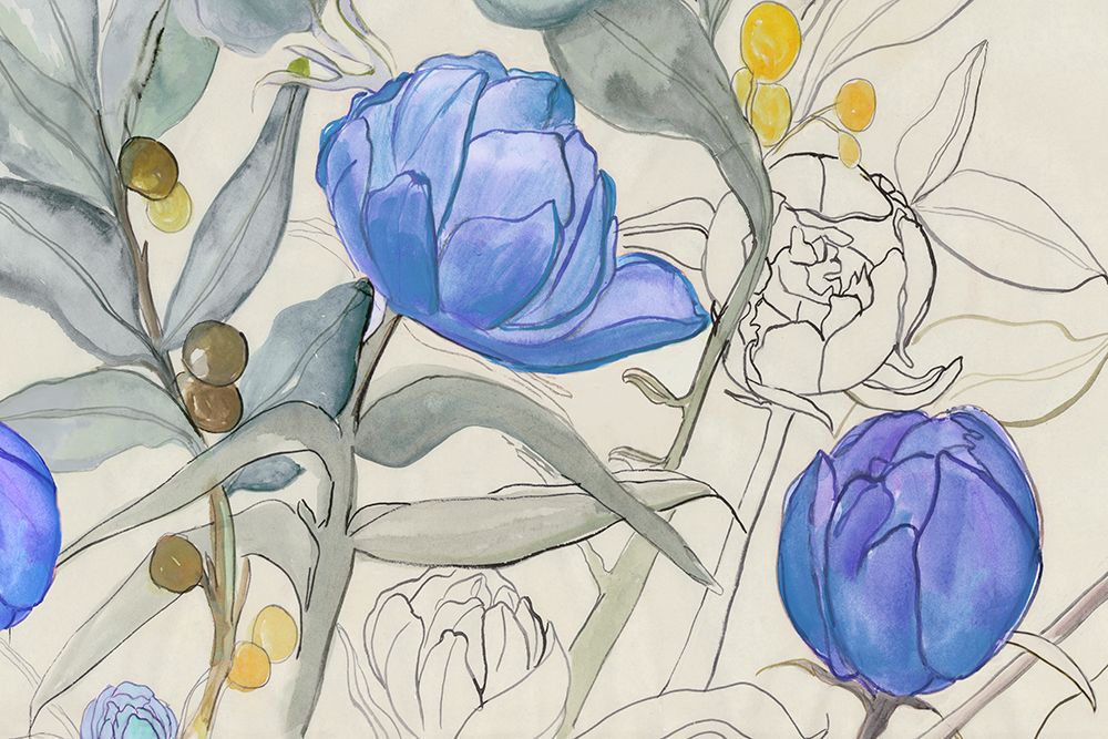 Blue Garden Whispers