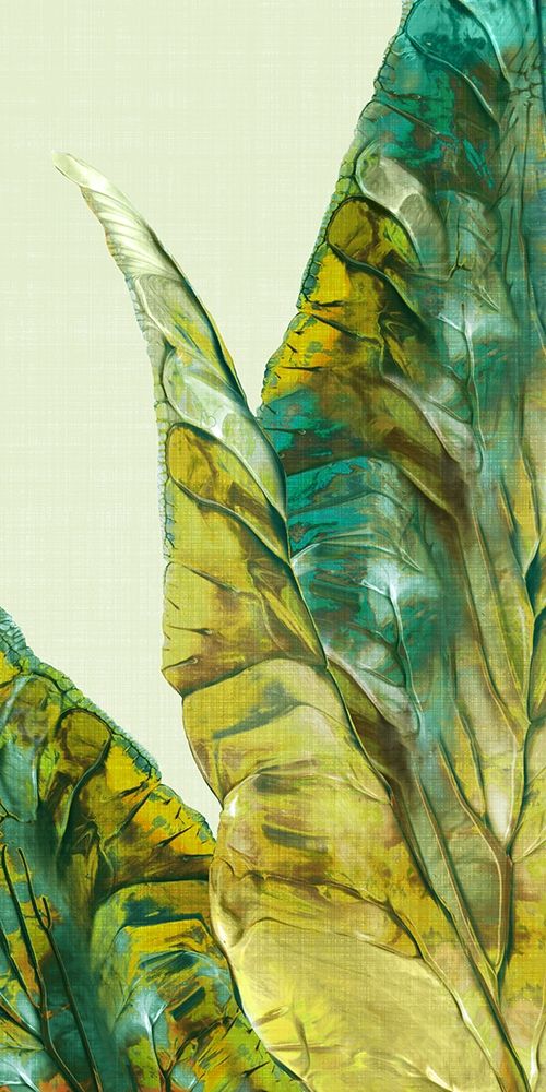 Tropical Green Leaves I