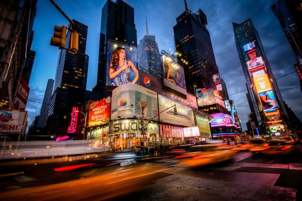 Times Square Rays of Light I