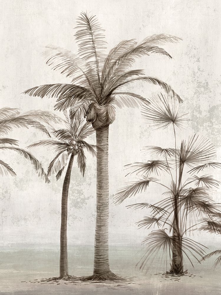Vintage Palm Trees I