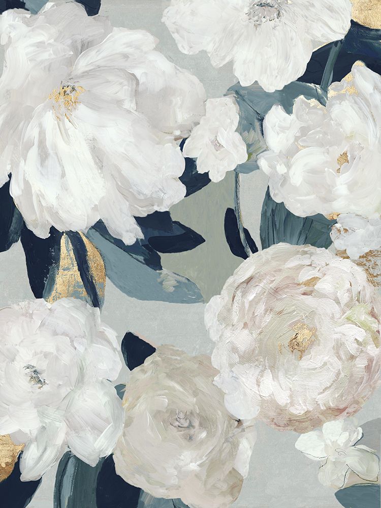 Ocean Blue Floral Beauty II