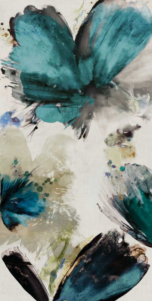 Blue Ribbon Blooms I