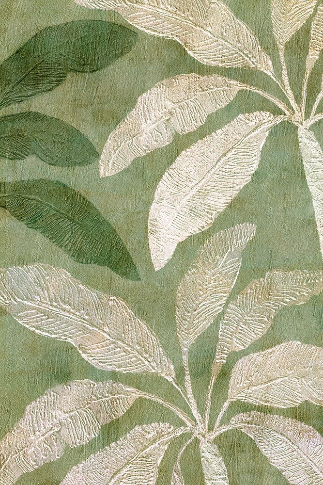 Golden Green Palms I