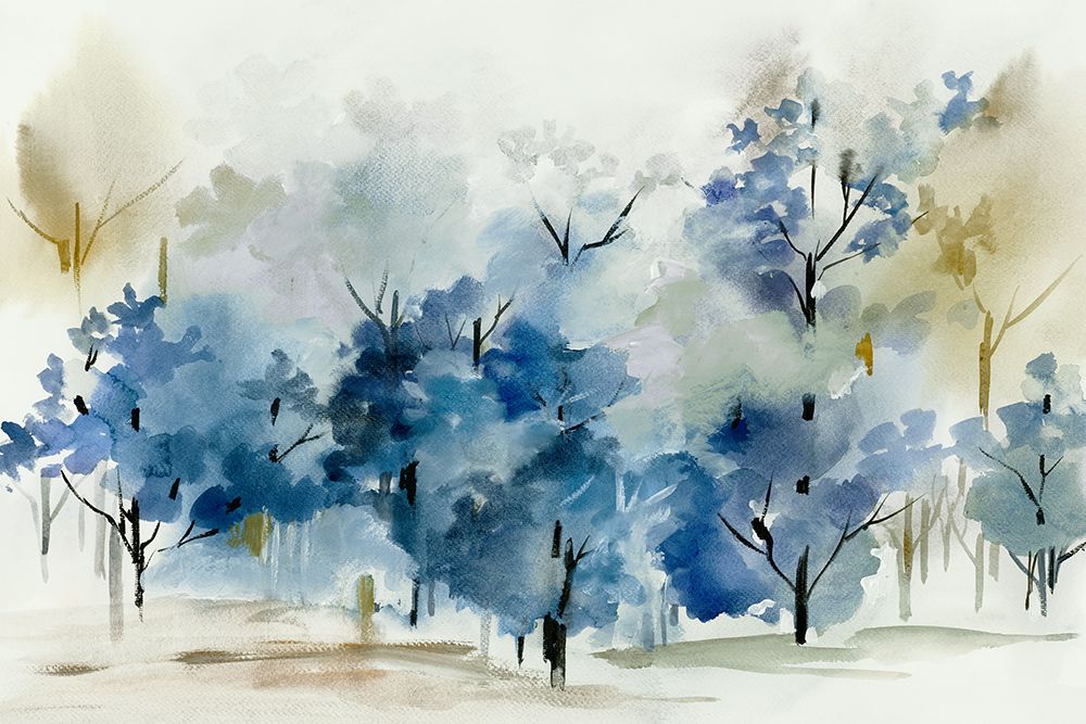 Standing Still Blue I