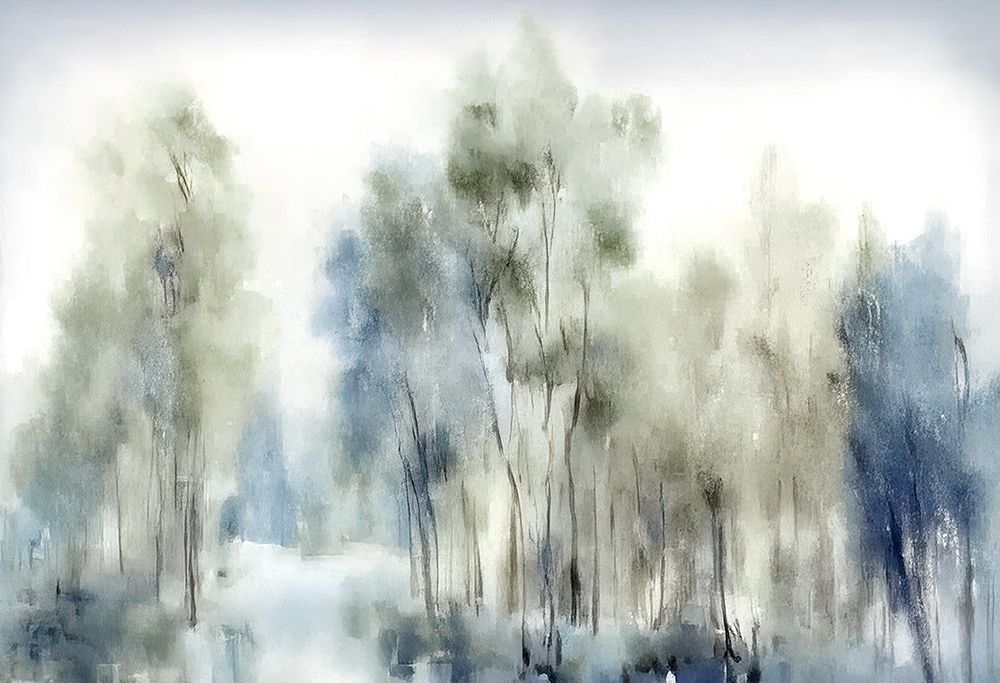 Soft Hues of Misty Forest I