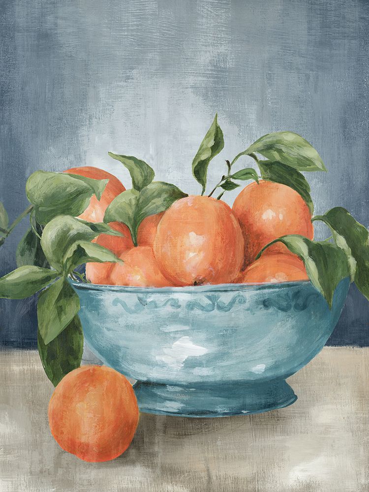 Citrus in Blue Bowl II