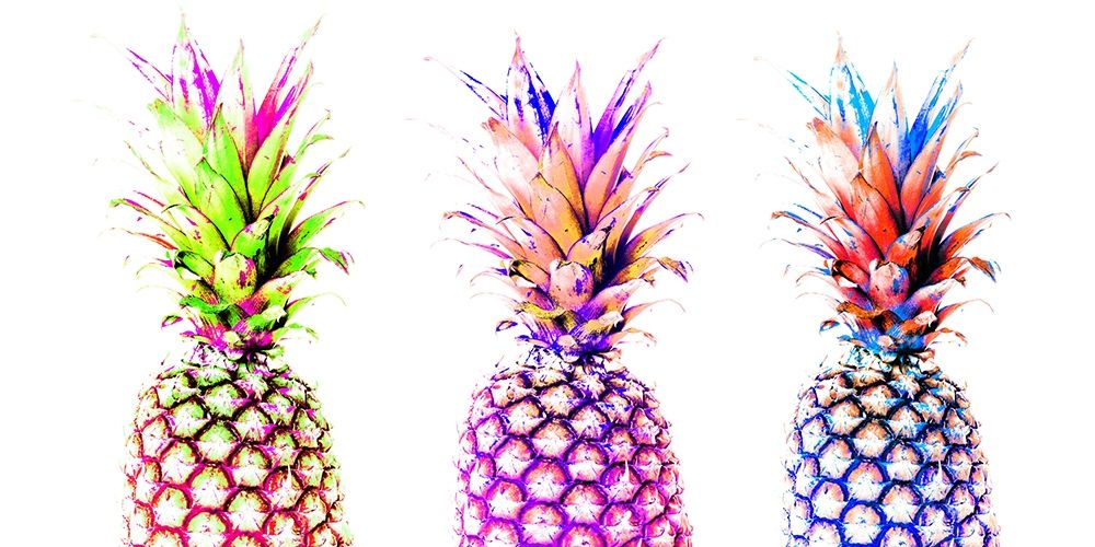 Colourful Pinapples I