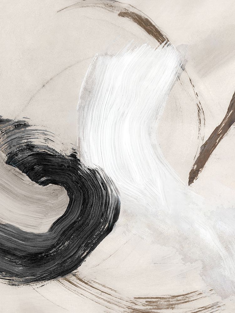 Fluid Brushstroke Harmony I