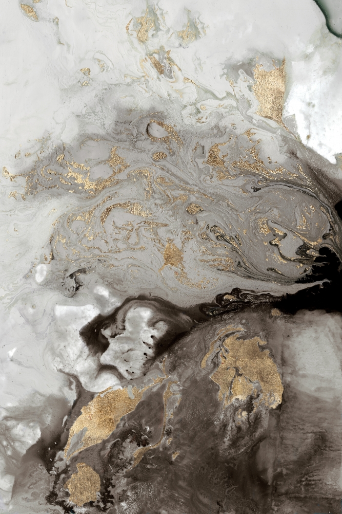 Ocean Splash I Grey Version