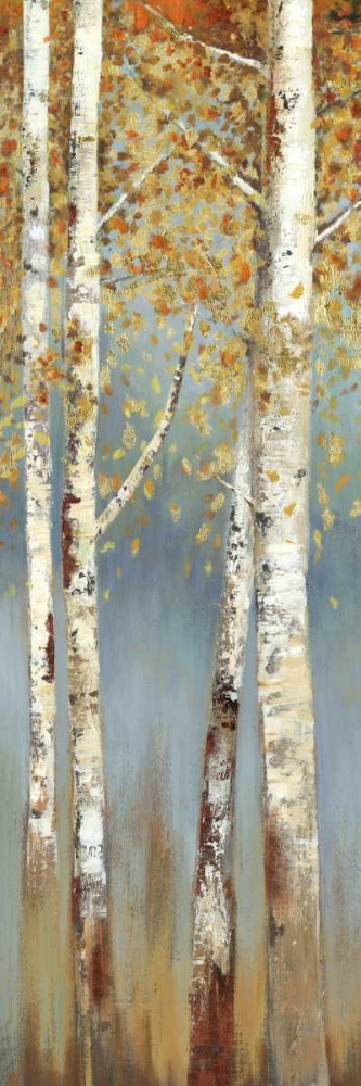 Butterscotch Birch Trees I