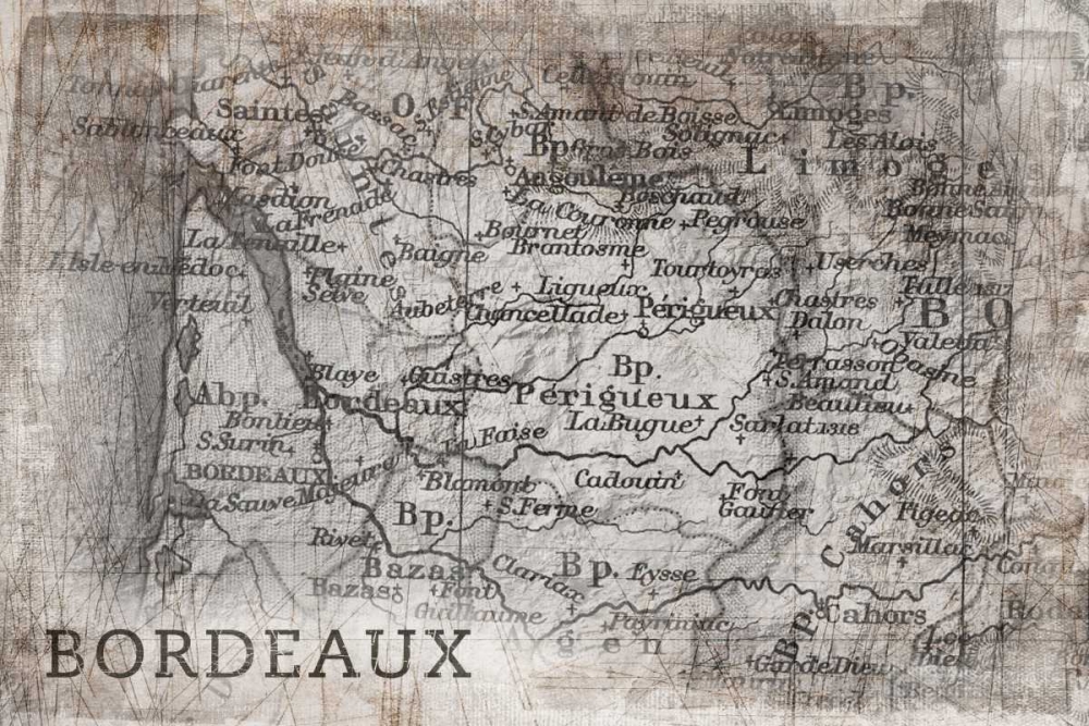 Tuscany Map White