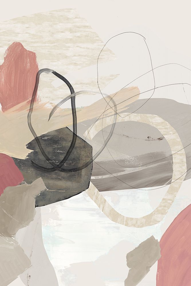 Modern Coral Abstract