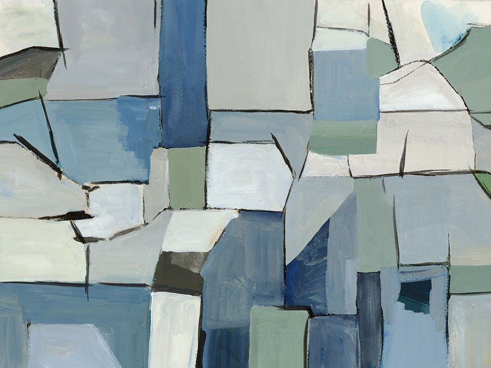 Blue Urban Abstraction