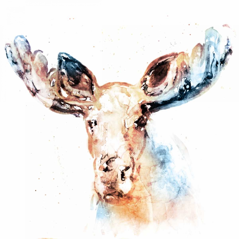 Watercolour Moose