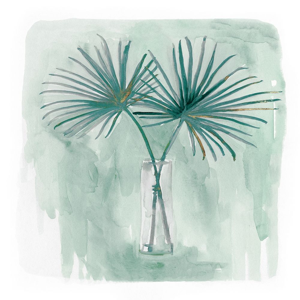 Green Tropical Vase IIÂ