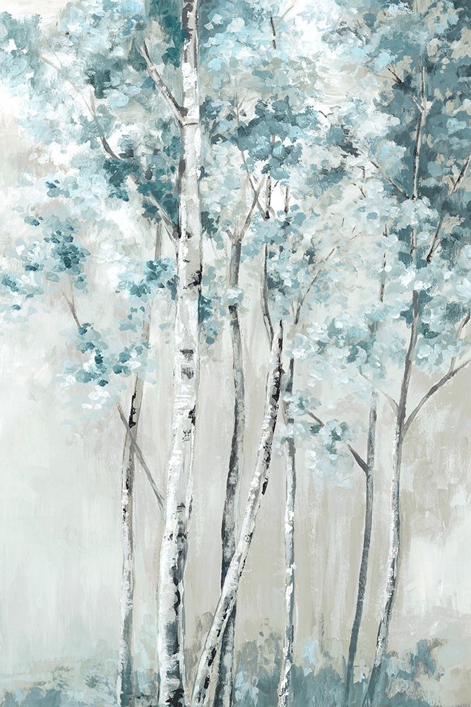 Blue Birch Forest