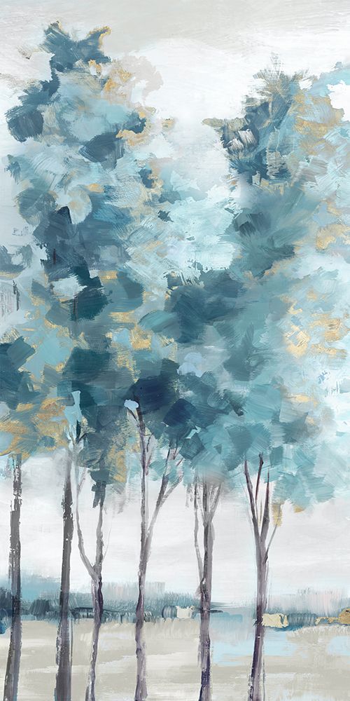 Teal Blue Forest II