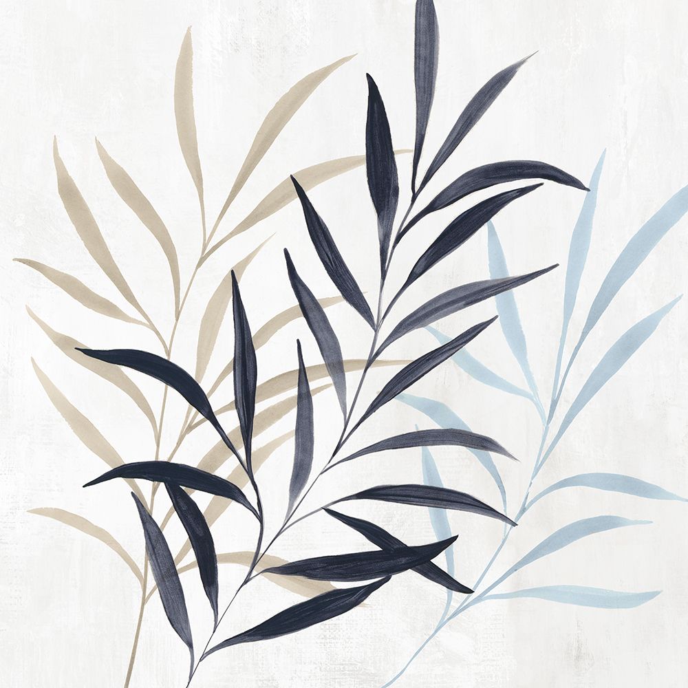 Leaves in Tranquil Hues II